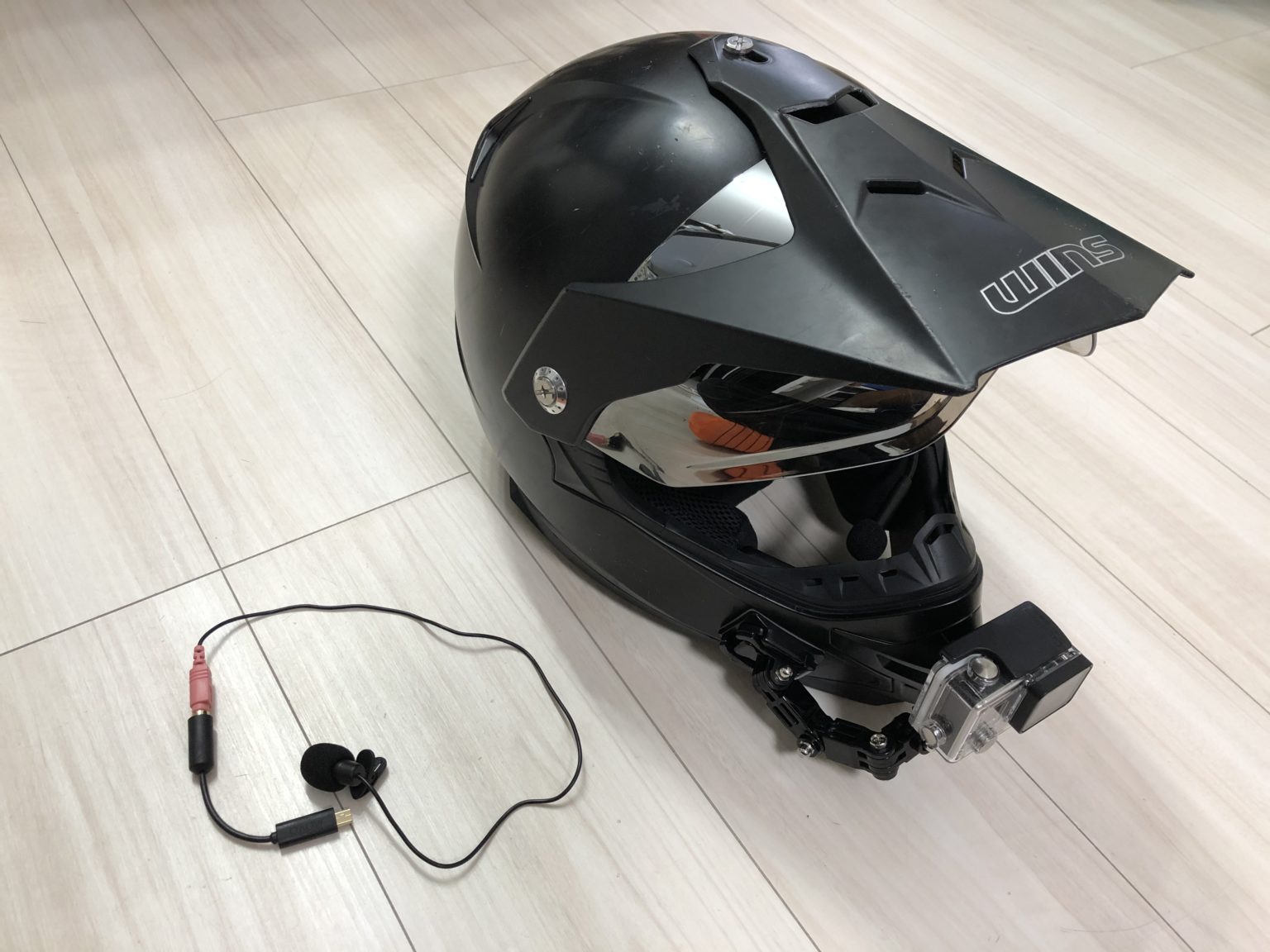 ヘルメット　GoPro インカム