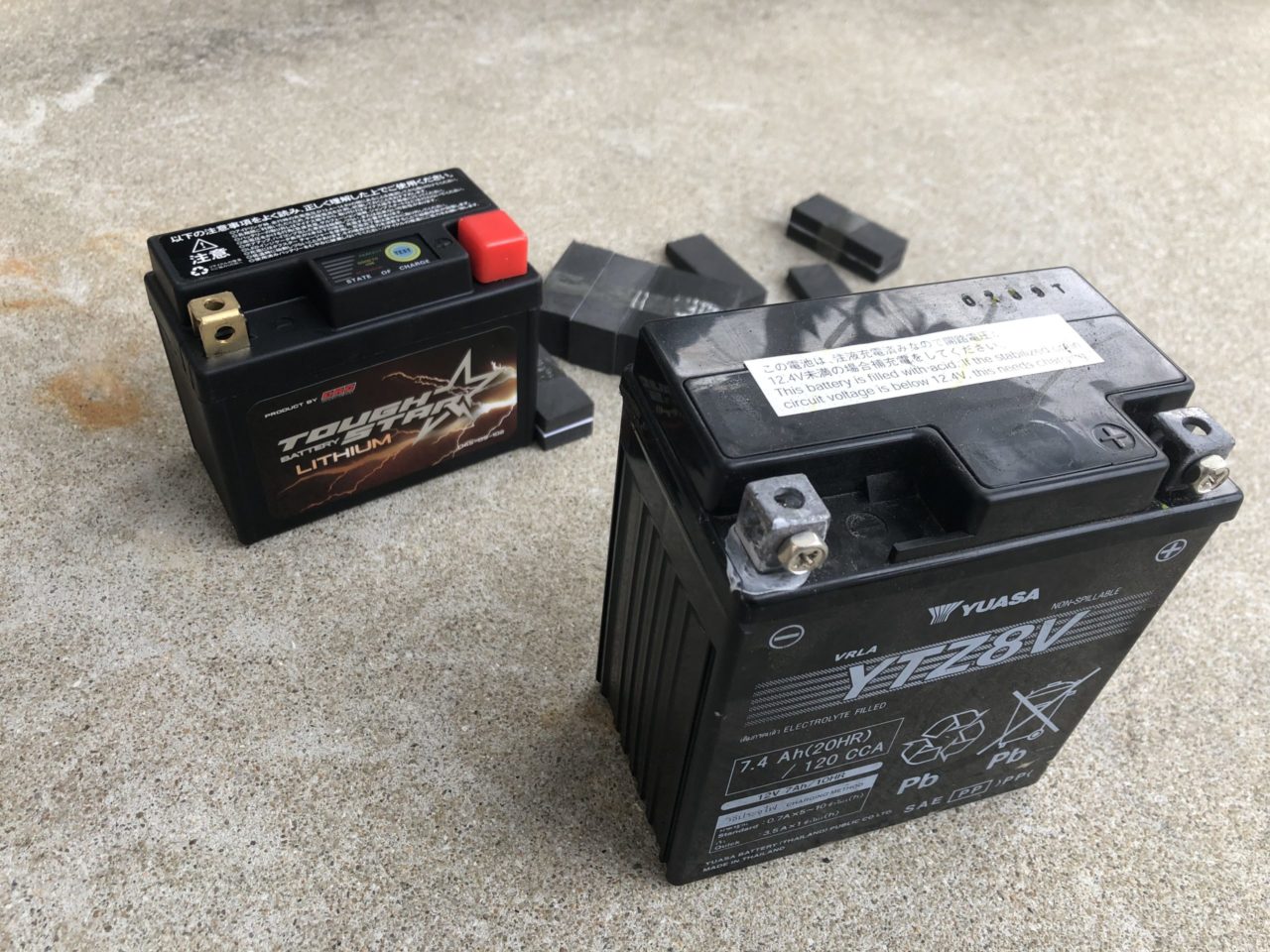 訳あり YTX7L-BS 同等品 リチウムイオンバッテリー 250TR