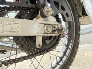 クロスカブ110 JA45 KITACO37T装着後のリア周り